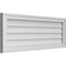 Ekena Millwork Vertical Surface Mount PVC Gable Vnt: Non-Functional, w/2"W x 1-1/2"H, Brickmould Frame, 38"W x 14"H GVPVE38X1402SN - alternate 3